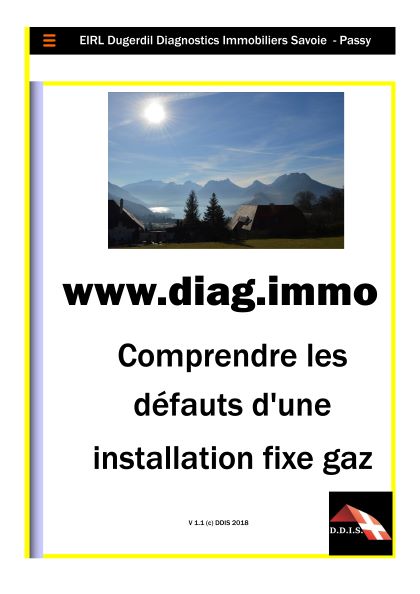 les defauts gaz maison appartement vente location